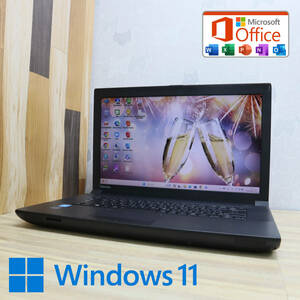 ★超美品 高性能4世代i3！320GB★B554/L Core i3-4000M Win11 MS Office 中古品 ノートPC★P71418