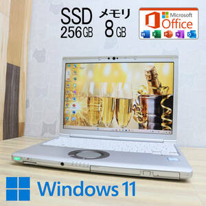 * б/у PC высокая эффективность 8 поколение 4 core i5!SSD256GB память 8GB*CF-SV7 Core i5-8350U Web камера Win11 MS Office2019 Home&Business*P71517