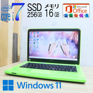 ★美品 最上級i7！新品SSD256GB メモリ16GB★VPCCA2AJ Core i7-2620M Webカメラ Win11 MS Office2019 Home&Business ノートPC★P71272