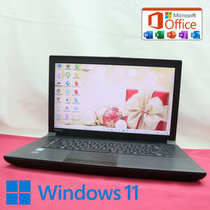 ★美品 高性能4世代i3！320GB★B554/L Core i3-4000M Win11 MS Office 中古品 ノートPC★P71347