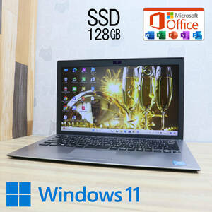 ★中古PC SSD128GB★VJPG11C11N Webカメラ Celeron 3865U Win11 MS Office 中古品 ノートPC★P72187