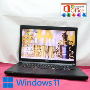 ★中古PC 高性能3世代i5！500GB★A573/G Core i5-3340M Win11 MS Office 中古品 ノートPC★P71042