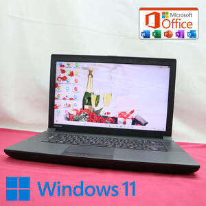 ★中古PC 高性能4世代i3！320GB★B554/L Core i3-4000M Win11 MS Office 中古品 ノートPC★P71365