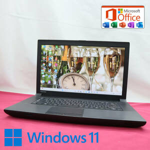 ★中古PC 高性能4世代i3！320GB★B554/L Core i3-4000M Win11 MS Office 中古品 ノートPC★P71388