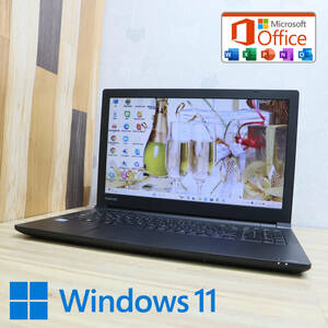 ★中古PC 500GB★B35/R Celeron 3205U Win11 MS Office 中古品 ノートPC★P71876