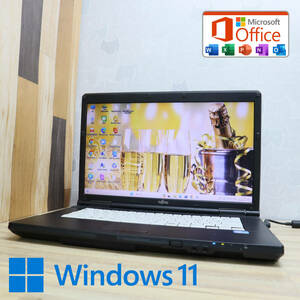 ★美品 高性能2世代i5！500GB★A561/D Core i5-2520M Win11 MS Office 中古品 ノートPC★P71034