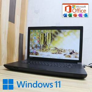 ★美品 高性能4世代i3！320GB★B554/L Core i3-4000M Win11 MS Office 中古品 ノートPC★P70489