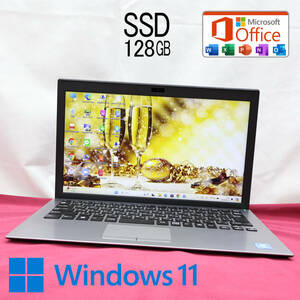 ★美品 新品SSD128GB★VJPG11C11N Webカメラ Celeron 3865U Win11 MS Office 中古品 ノートPC★P72191