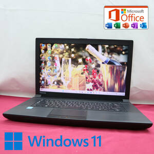 ★超美品 高性能4世代i3！320GB★B554/L Core i3-4000M Win11 MS Office 中古品 ノートPC★P71395