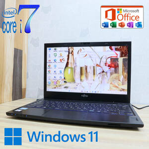 ★中古PC 最上級3世代i7！500GB★FMV LIFEBOOK WKS2S Core i7-3540M Webカメラ Win11 MS Office 中古品 ノートPC★P71105