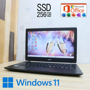 ★中古PC 高性能4世代i3！新品SSD256GB★MS2392 Core i3-4005U Webカメラ Win11 MS Office 中古品 ノートPC★P71637