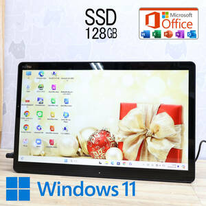 ★超美品 高性能7世代i3！新品SSD128GB★Q738/SE Core i3-7130U Webカメラ Win11 MS Office 中古品 ノートPC★P72128