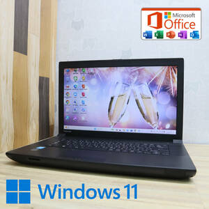 ★美品 高性能4世代i3！320GB★B554/L Core i3-4000M Win11 MS Office 中古品 ノートPC★P70475