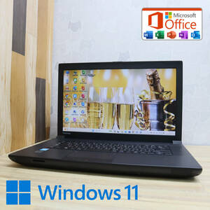 ★美品 高性能4世代i3！320GB★B554/L Core i3-4000M Win11 MS Office 中古品 ノートPC★P70463