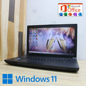 ★中古PC 高性能4世代i3！320GB★B554/L Core i3-4000M Win11 MS Office 中古品 ノートPC★P71340