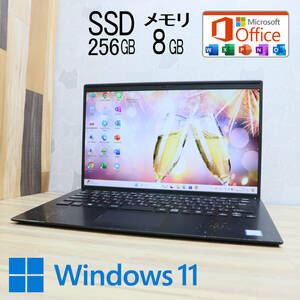 ★中古PC 高性能8世代4コアi5！SSD256GB メモリ8GB★VJPK11C12N Core i5-8265U Webカメラ Win11 MS Office2019 Home&Business★P72319