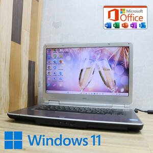 ★美品 高性能2世代i5！250GB★VK25M Core i5-2520M Win11 MS Office 中古品 ノートPC★P70775