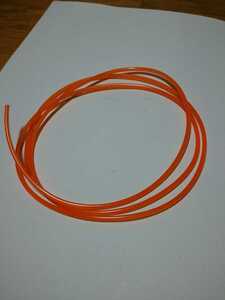  prompt decision * urethane orange belt Ф2.5mm×1m* cheap sending 63 jpy 