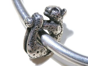 トロールビーズ★Trollbeads★レオパード★刻印有★新品★LIMITEDEDITION★入手不可★ピープルビーズ2013★