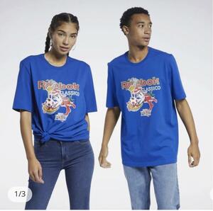 Reebok リーボック　クラシックス Tシャツ　O カレッジロイヤル