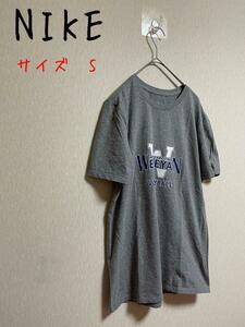 NIKE/ナイキ プリント 半袖 Tシャツ グレーSize：S