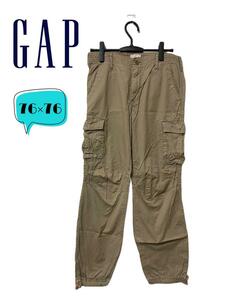 GAP KHAKIS ギャップ　コットン　カーゴパンツ　75×75