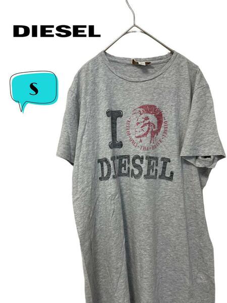 DIESEL ディーゼル　前面プリント　Tシャツ　S