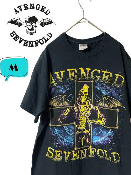 希少　Avenged sevenfold 両面グラフィックツアーTシャツ2014