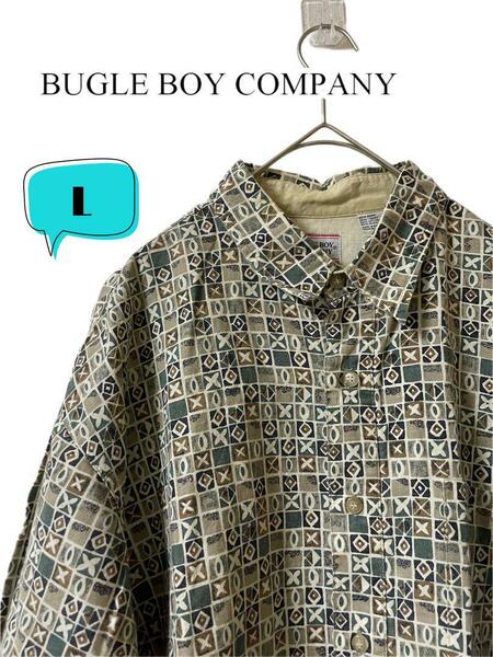 USA古着　Bugle Boy Company 90s ビッグシルエットシャツ