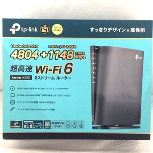 未使用 TP-Link 超高速W-iFi6 8ストリーム ルーター 無線LAN [jgg]