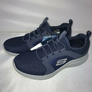 未使用 SKECHERS メンズ スニーカー ネイビー 26.0cm 999569 [jgg]