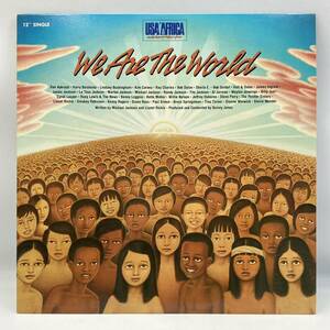 A0513a【LP 】 We Are The World by USA for AFRICA アフリカ飢餓救済チャリティ・レコード