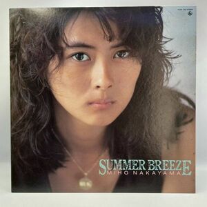 A0302【LP】　中山美穂　SUMMER BREEZE レコード