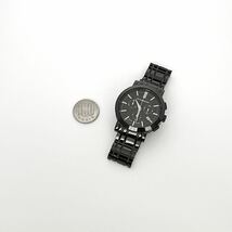 【稼働】磨き済み バーバリー BURBERRY BU1373 クロノグラフ メンズ 腕時計 美品 電池新品 ブラック 黒文字盤 s1683_画像10