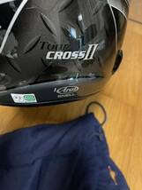 アライ ARAI ツアークロス2ラスター ラスター黒 銀 59 60 使用少_画像7