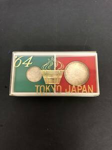 Uー６☆彡　東京オリンピック　1964年　1000円銀貨＆100円銀貨＆ケース付き