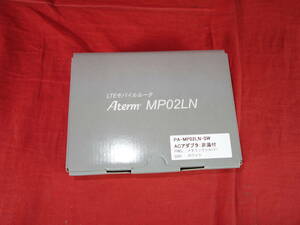 NEC　Aterm MP02LN (PA-MP02LN-SW) LTEモバイルルーター　メタリックシルバー 【未使用品】 複数在庫　レターパック配送3