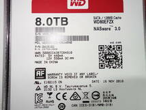 WD Red　WD80EFZX 【8TBx2】 中古 SATA 3.5インチ 内蔵ハードディスク 【10日間保証】_画像3