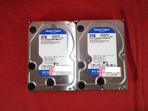 WD Blue　WD30EZRZ 【3TBx2】 中古 SATA 3.5インチ 内蔵ハードディスク 【10日間保証】