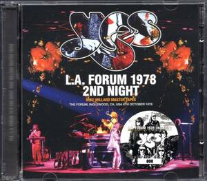 YES / L.A. FORUM 1978 2ND NIGHT MIKE MILLARD MASTER TAPES（Virtuoso470/LIGHTHOUSE/ナンバリング・ステッカー付/特典付/2CD）