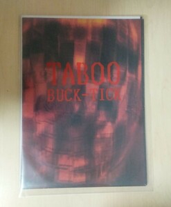 BUCK-TICK TABOO パンフレット ポスター 櫻井敦司