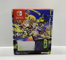 IZU 【中古品】 Nintendo Switch ニンテンドースイッチ 本体 有機ELモデル スプラトゥーン3エディション 〈034-240511-AS-13-IZU〉_画像1