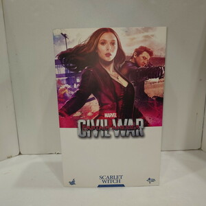 IZU 【中古美品】 Hot Toys ムービー・マスターピース シビル・ウォー スカーレット・ウイッチ 開封 〈055-240525-SH-03-IZU〉