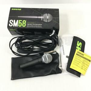 TEI 【現状渡し品】 Shure SM58 シュア ダイナミックマイク 〈112-240501-MA-6-TEI〉