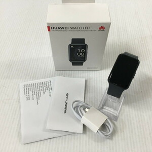 TEI 【中古品】 HUAWEI WATCH FIT STA-B39 スマートウォッチ スターリーブラック 〈096-240503-YO-10-TEI〉