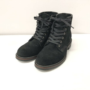 TEI 【中古品】 CHIPPEWA チペワ 1901M28 6インチ サービスブーツ 7.5D (25.5cm) ブラックスエード メンズ 〈164-240503-MK-10-TEI〉