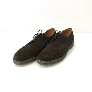 TEI 【中古品】 DR. MARTENS doctorマーチン 3HOLE SUEDE SHOES MADE IN ENGLAND タグ付き ブラウン 8 1/2 〈164-240503-MK-13-TEI〉