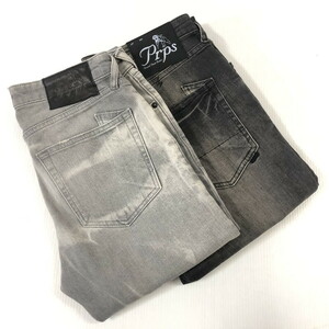 TEI 【中古品】 PRPS STRETCH DENIM PANT 2点まとめ ストレッチ デニム PRPS GOODS & Co. W30 W32 〈156-240505-MK-11-TEI〉