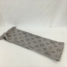 TEI 【中古品】LOUIS VUITTON M74742 ルイヴィトン エルシャプ ロゴマニア モノグラム マフラー ストール〈179-240510-YO-9-TEI〉_画像3