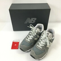 TEI 【中古品】 NEW BALANCE ニューバランス ML574BA2 28.5cm グレー スニーカー 1300 〈162-240515-MK-15-TEI〉_画像1